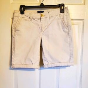 American Eagle Women's Khaki Bermuda Shorts